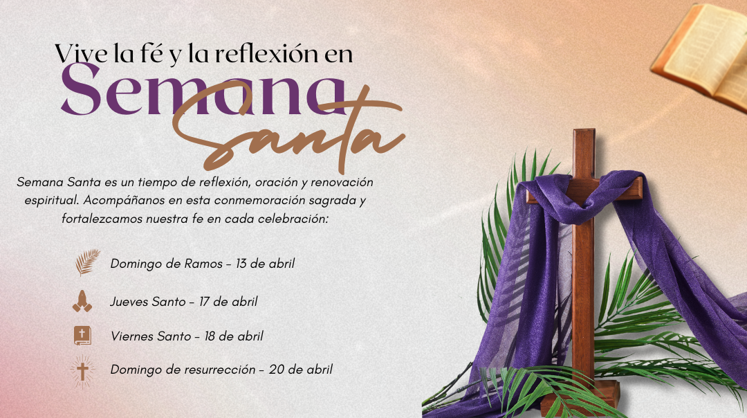 ✝️ Semana Santa 2025 – Caminamos con Cristo desde el corazón de los pobres