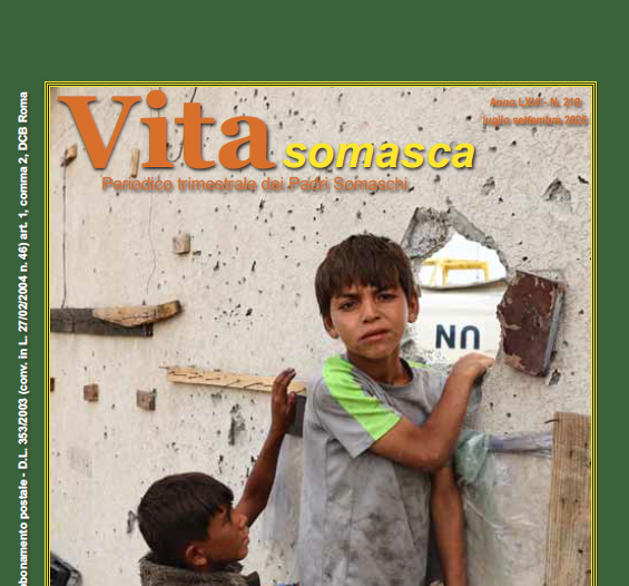 Nueva edición de Vita Somasca (nº 210, julio-septiembre 2025)