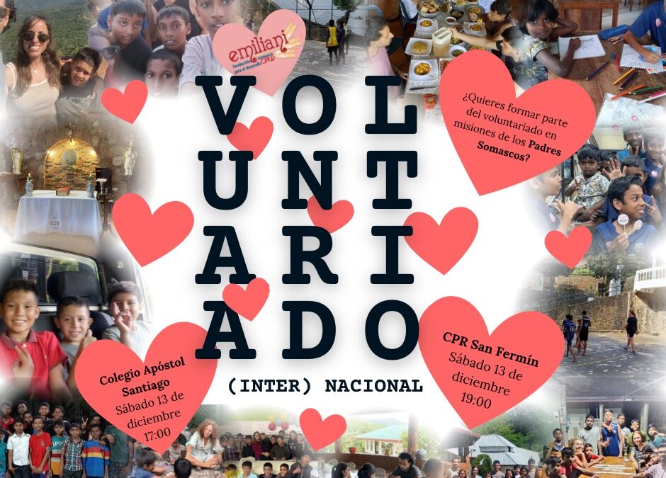 Abiertas las inscripciones para el Voluntariado Somasco 2026